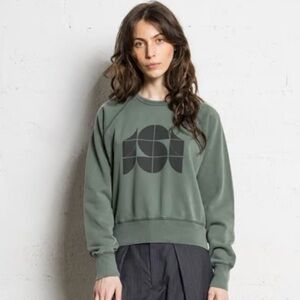 Soeur Apollo Fleece Crewneck Sweatshirt Size EU 40 / US L